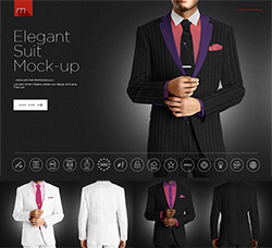 西装品牌展示模型：Suit Mock-up